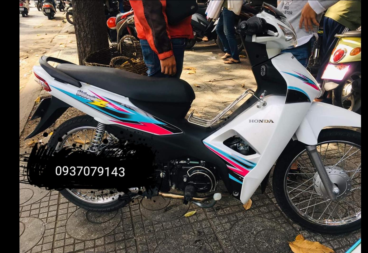 Tem rời wave chữ Z 2017 dán xe trắng