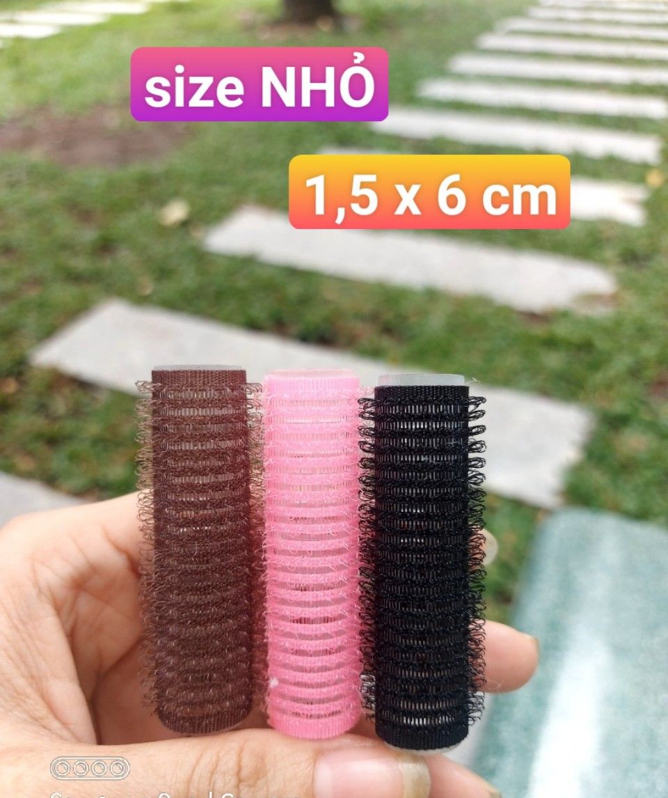 [HCM] Lô cuốn tóc tự dính SIZE NHÍ ( 1, 5 X 6 CM) , LẺ 1 CÁI