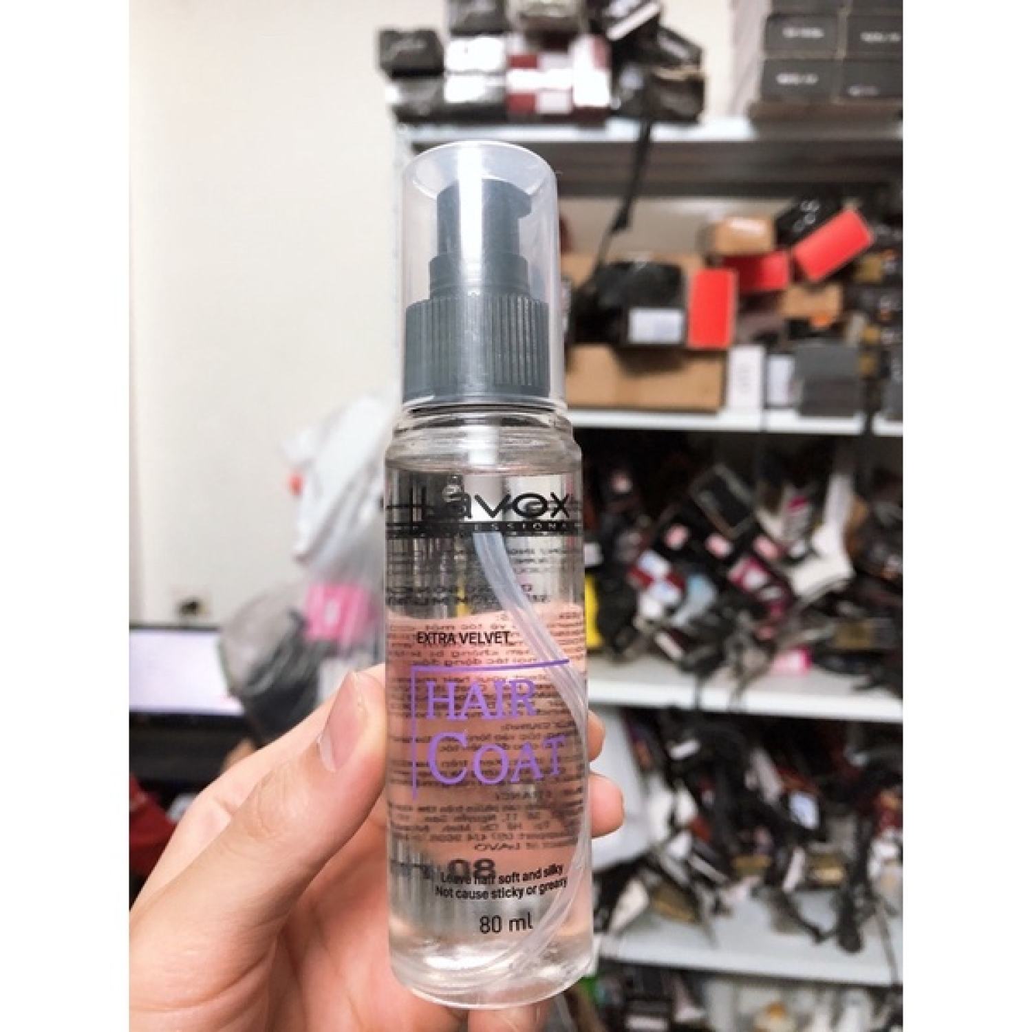 Tinh dầu dưỡng tóc siêu mềm mượt chống rối tóc lavox 80ml