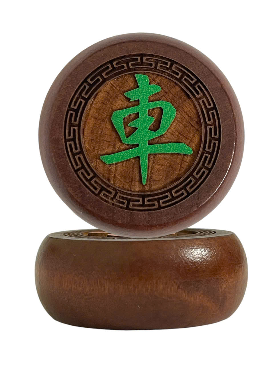 Bộ Cờ Tướng Gỗ Hemlock Đỏ Có Viền Size 4.7cm - Nét Chạm Khắc Dương Bằng Laze [MẪU HL47mm VIỀN]