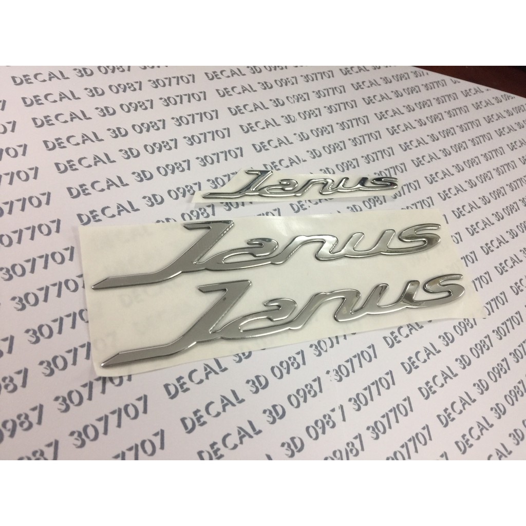 Tem chữ nổi janus - YAMAHA