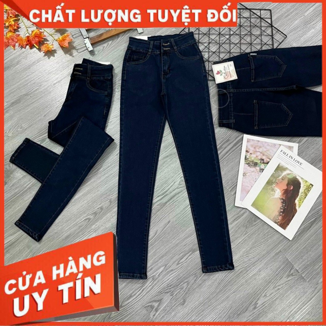 QUẦN JEAN NỮ LƯNG CAO