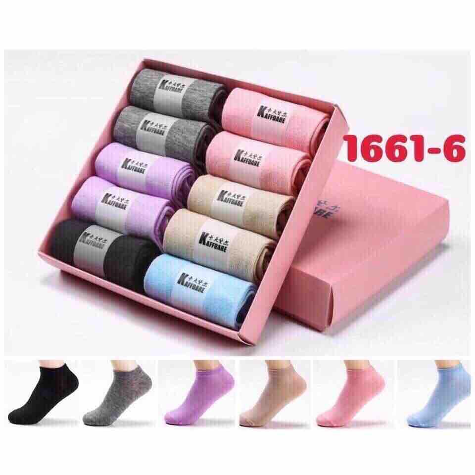 Tất chống thối nữ hộp 10 đôi