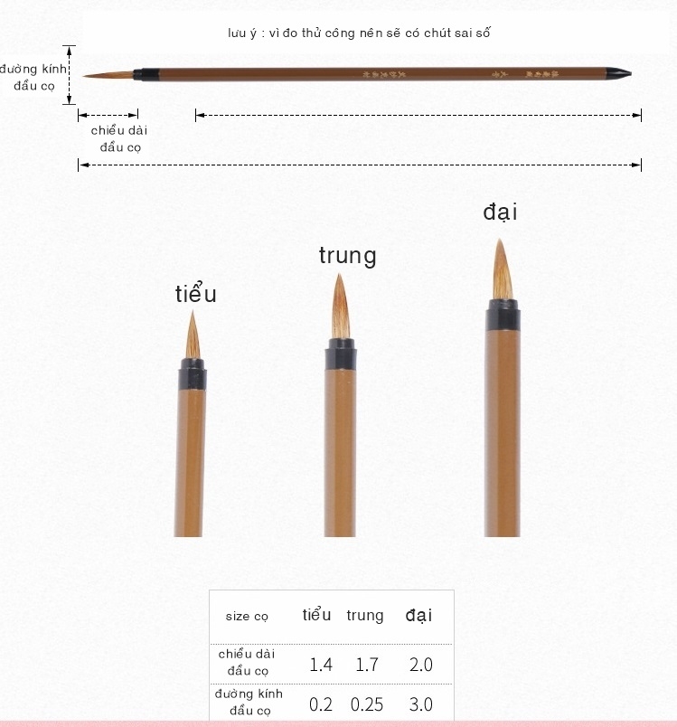 Cọ tỉa lông sói Ishake ( Ai sha ke)