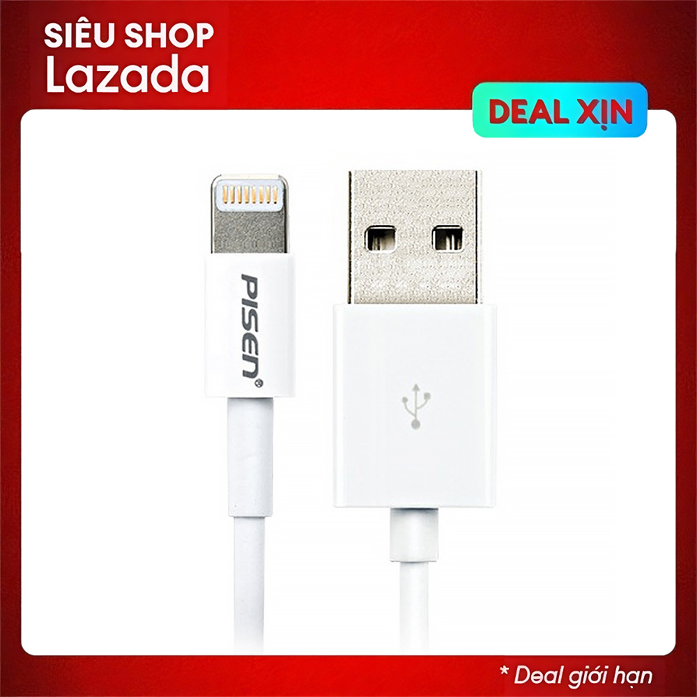 Cáp sạc Pisen dành cho iPhone 5 / iPhone 5s