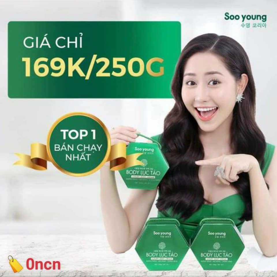 [Chính Hãng] KEM BODY TẢO LỤC SOO YOUNG HÀN