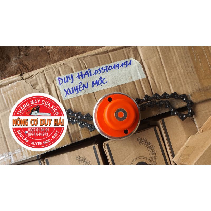 Bát cước đánh cỏ bằng xích