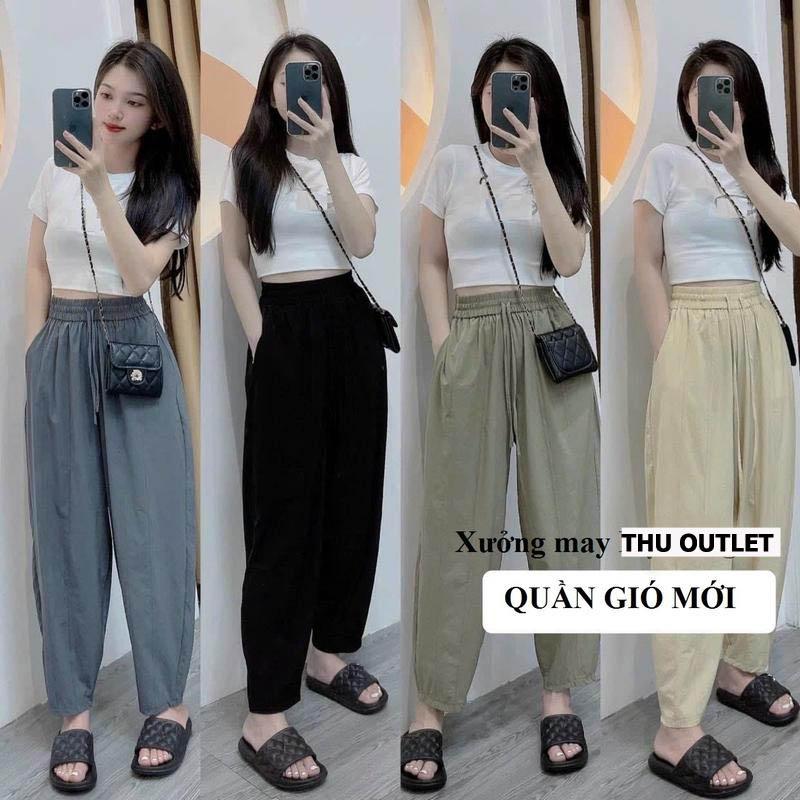 Quần baggy gió thun siêu nhẹ co giãn 4 chiều