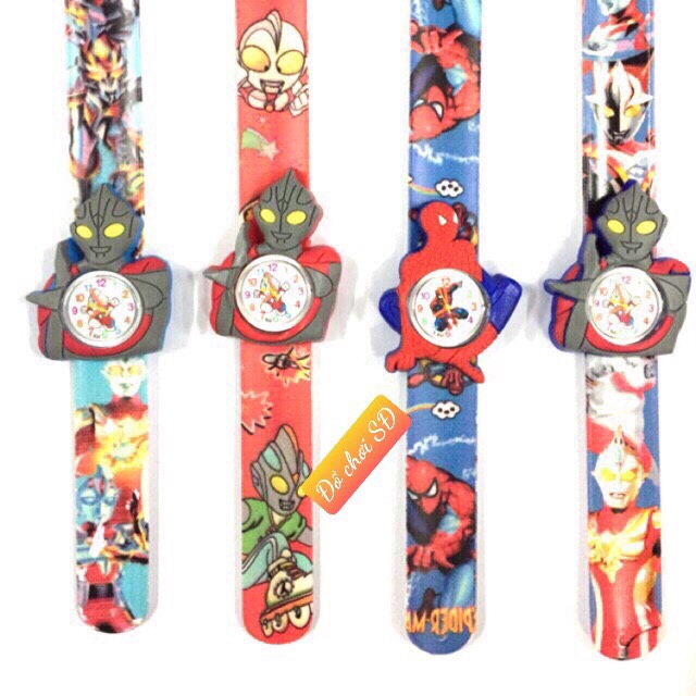 Đồng hồ trẻ em - siêu nhân - 1 cái