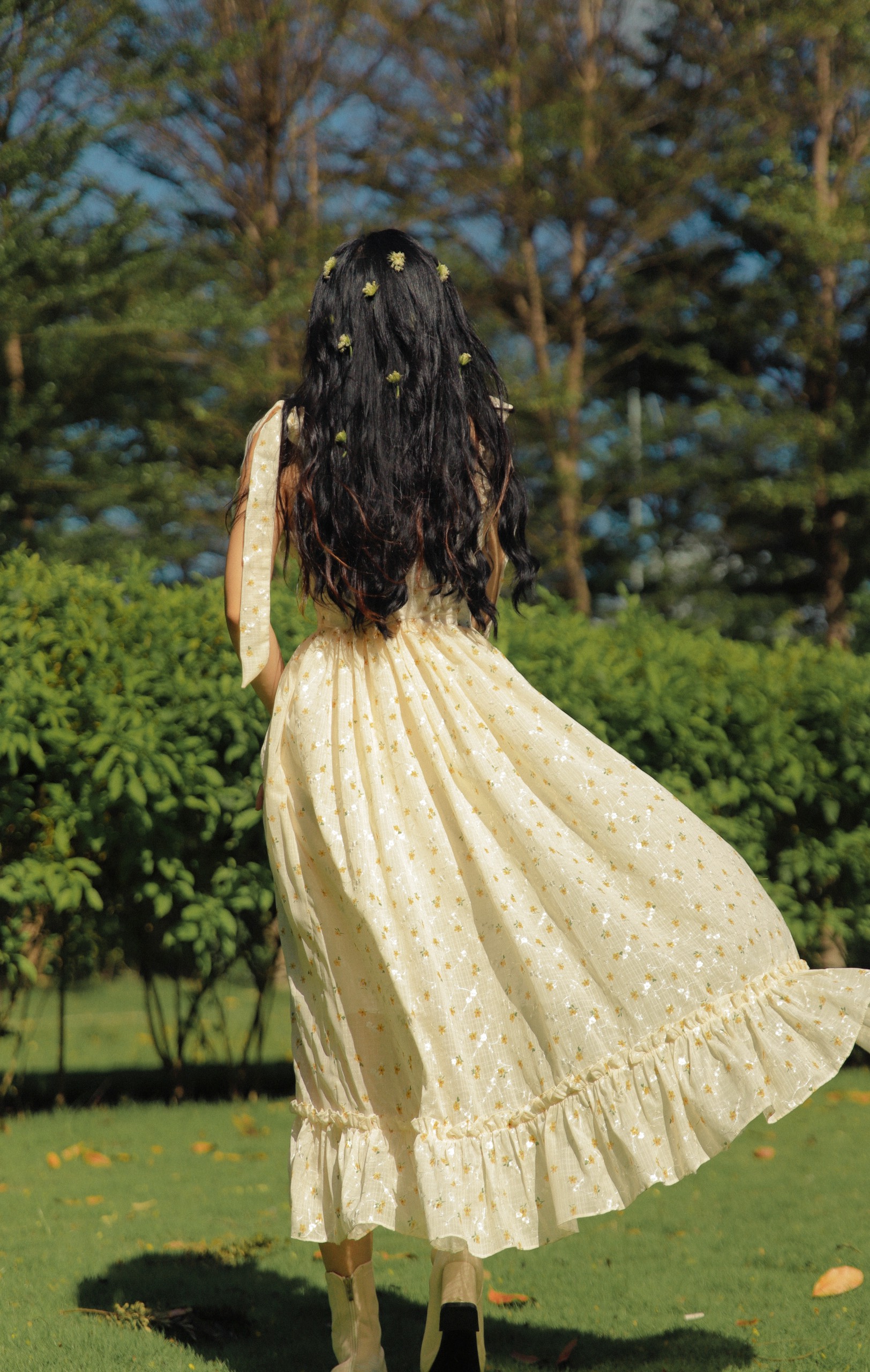 [Nhập LazXuHuong05 - giảm 70k cho đơn 499k] Daydreamer Đầm Maxi mùa hè Rapunzel