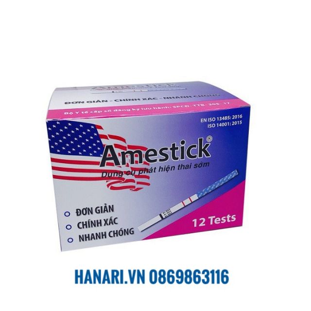 [ Che tên sản phẩm] Combo 6 Que thử thai Amestick Tanaphar