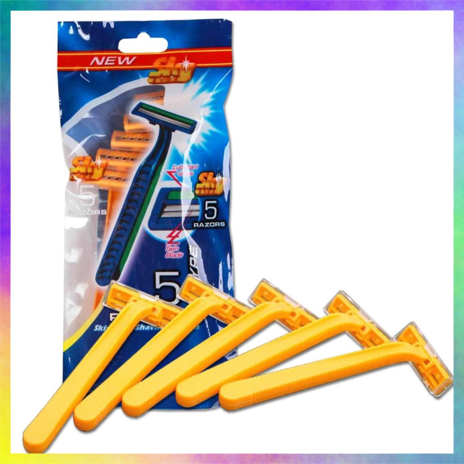 [HCM] bịch 5 dao cạo râu lưỡi kép Razor