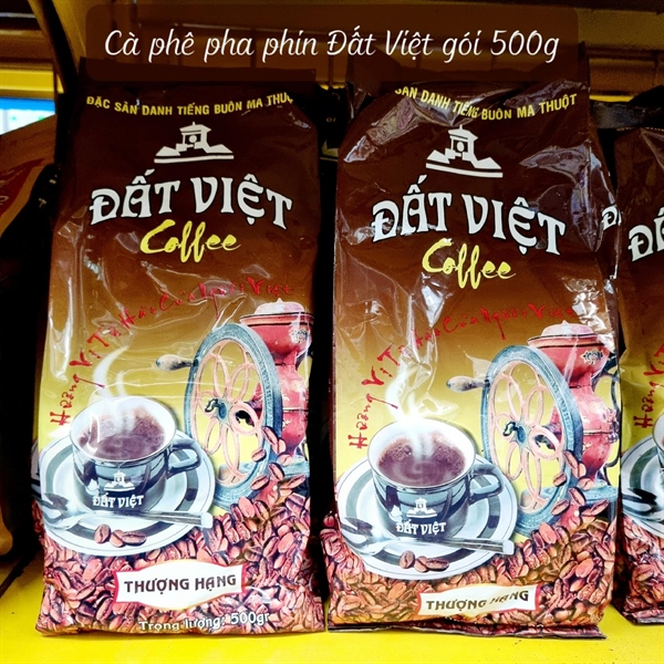 CÀ PHÊ PHA PHIN ĐẤT VIỆT THƯỢNG HẠNG GÓI 500G