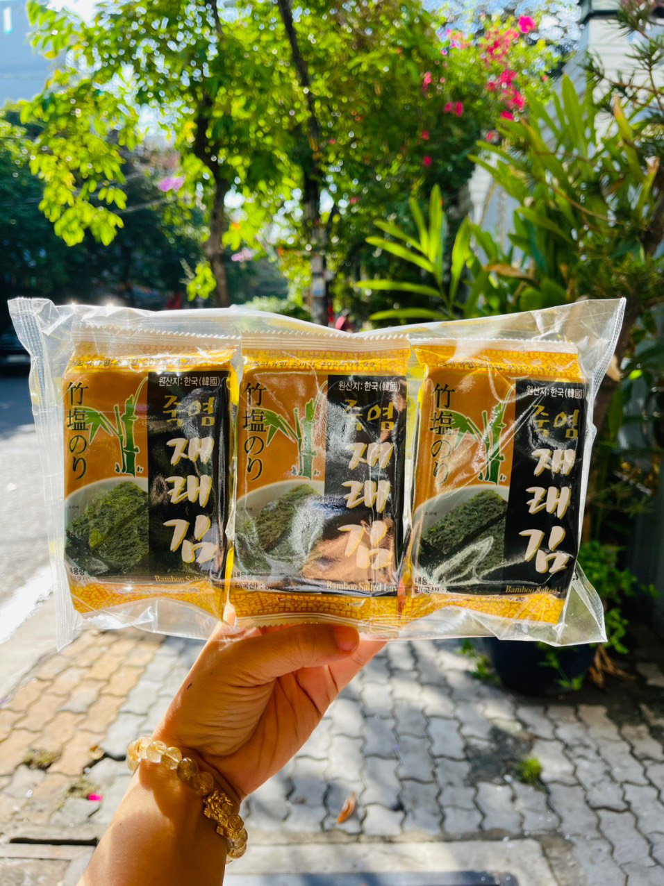 3 gói - Rong biển ăn liền Hàn Quốc