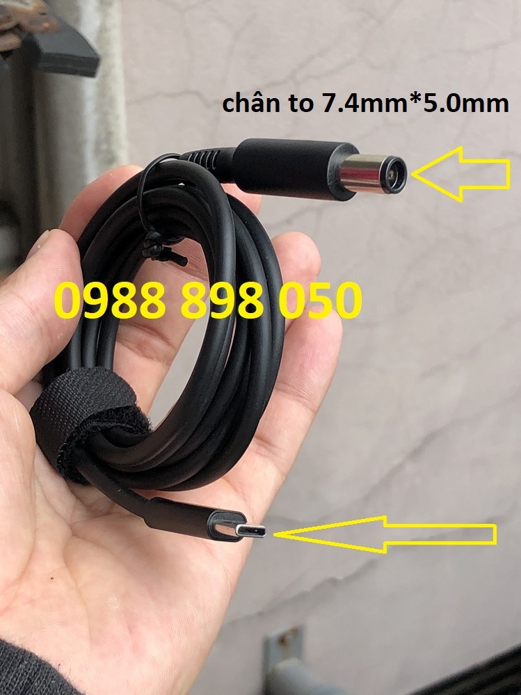 cáp sạc usb type c sang laptop hp