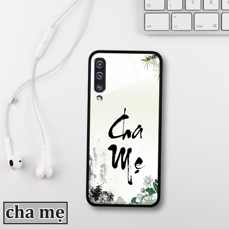 Ốp lưng Samsung Galaxy A70 in 3D chữ thư pháp