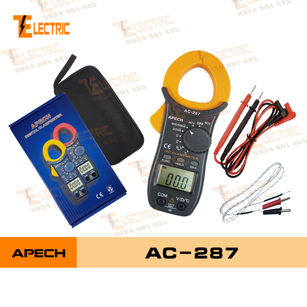 [HCM]Apech AC - 287 Ampe kìm đo điện đo dòng điện AC 600A