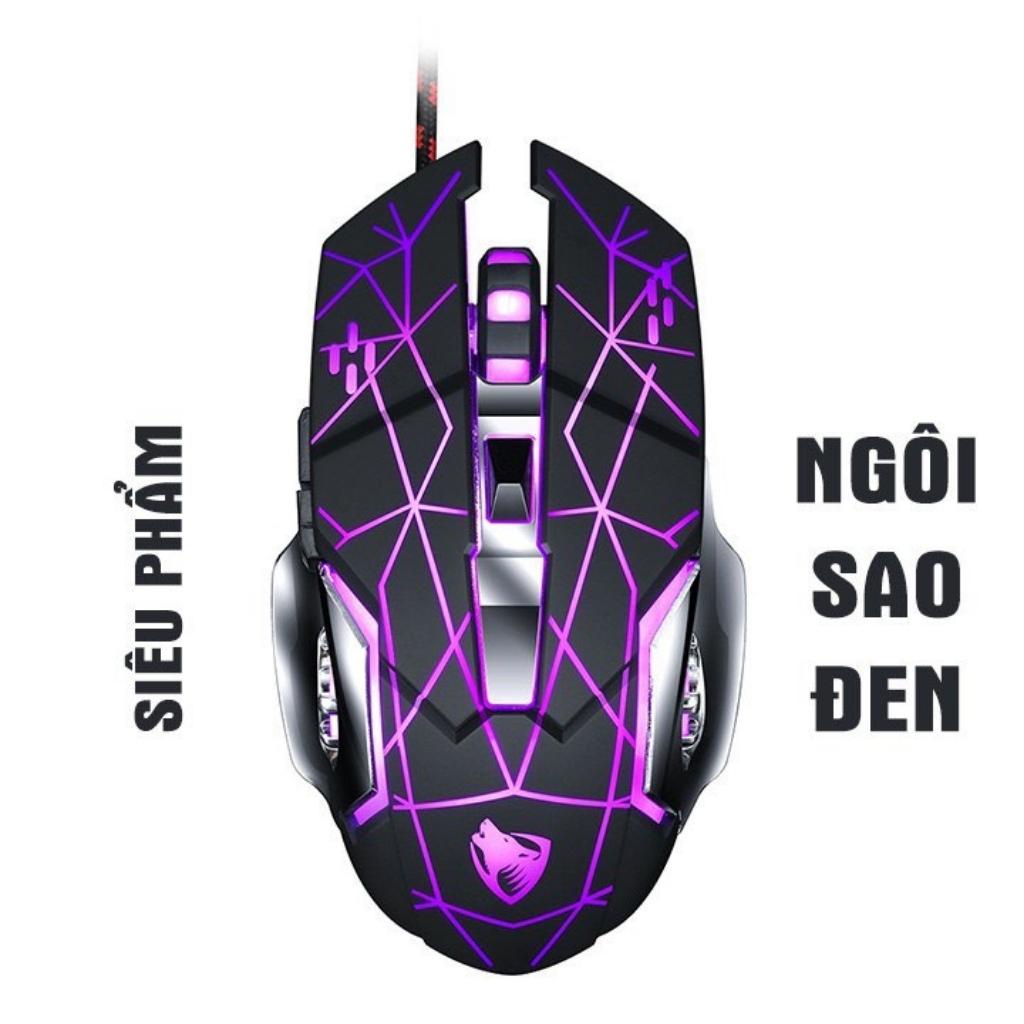 Chuột Máy Tính Mouse T - Wolf V6 Led Game Có Dây Cổng Usb