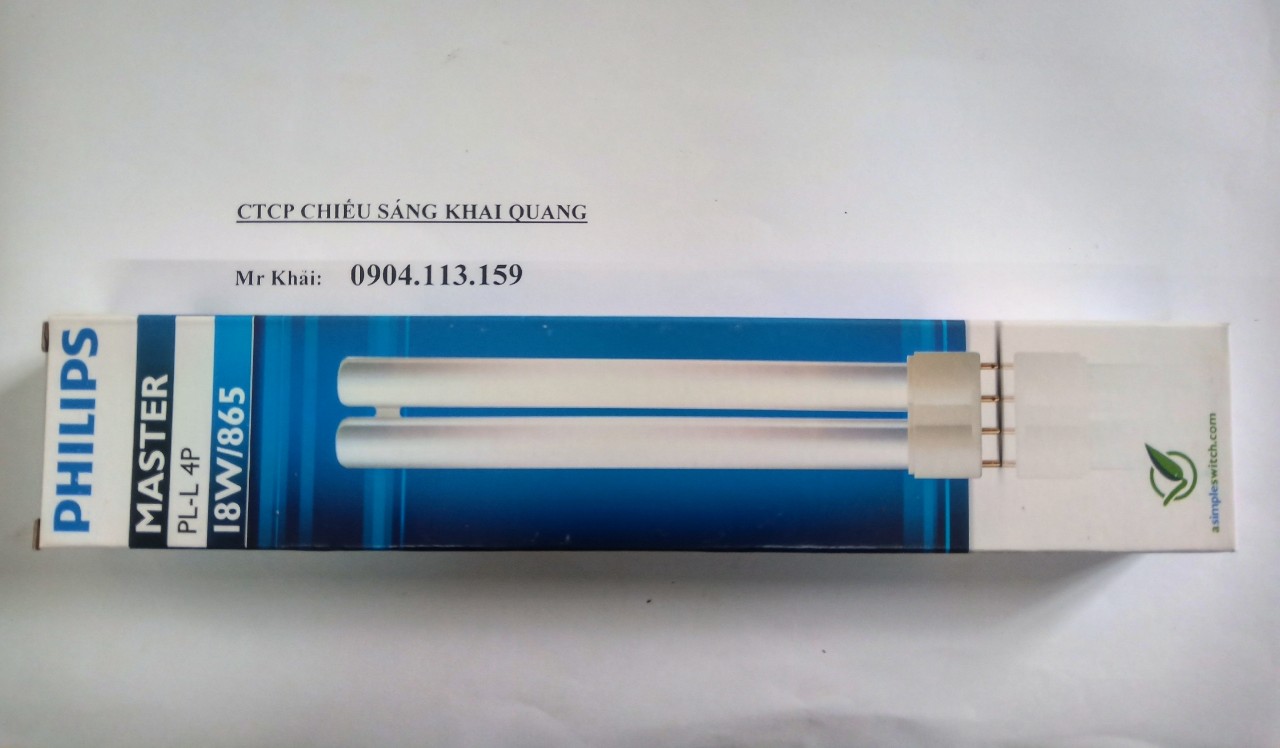 (SALE) Bóng đèn Philips Master PL-L 18W/865 4P