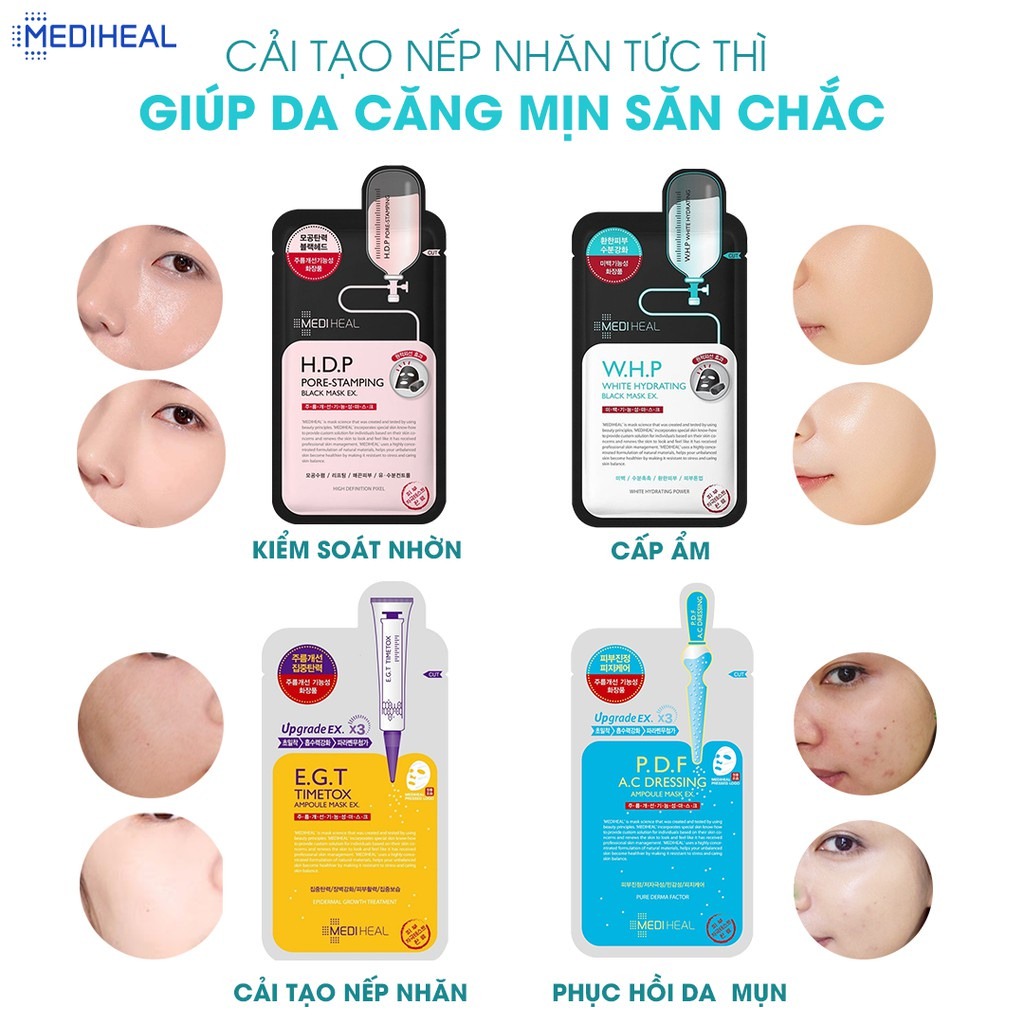 Mặt Nạ Cao cấp Cho Da Mediheal Mask Ex 27ml