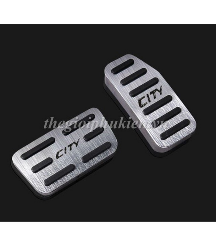 Bộ ốp bọc chân ga, chân phanh -Honda City 2018-2021( hàng cao cấp)