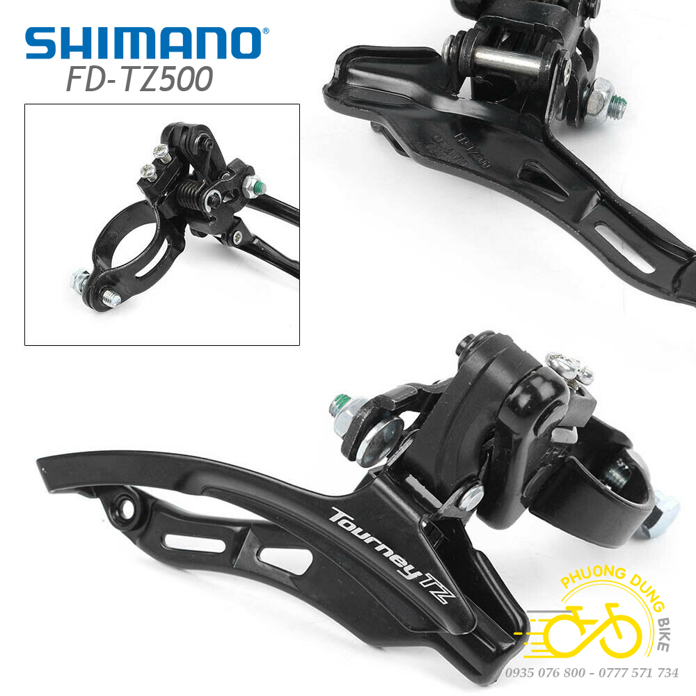 Sang đĩa (Sang đề trước) xe đạp SHIMANO TOURNEY FD-TZ500