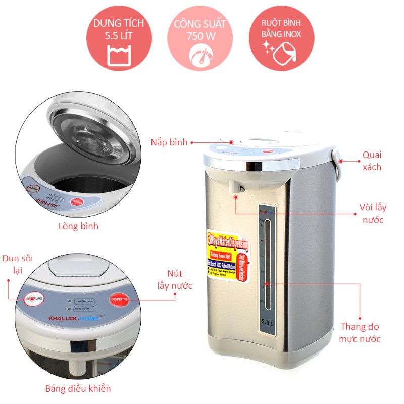 Bình thủy điện KHALUCK KL-955