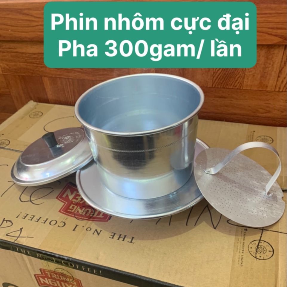 Phin pha cà phê Nhôm Lớn Cực Đại ( 300 gam/ Lần) - Đặc chế cho pha cà phê Quán
