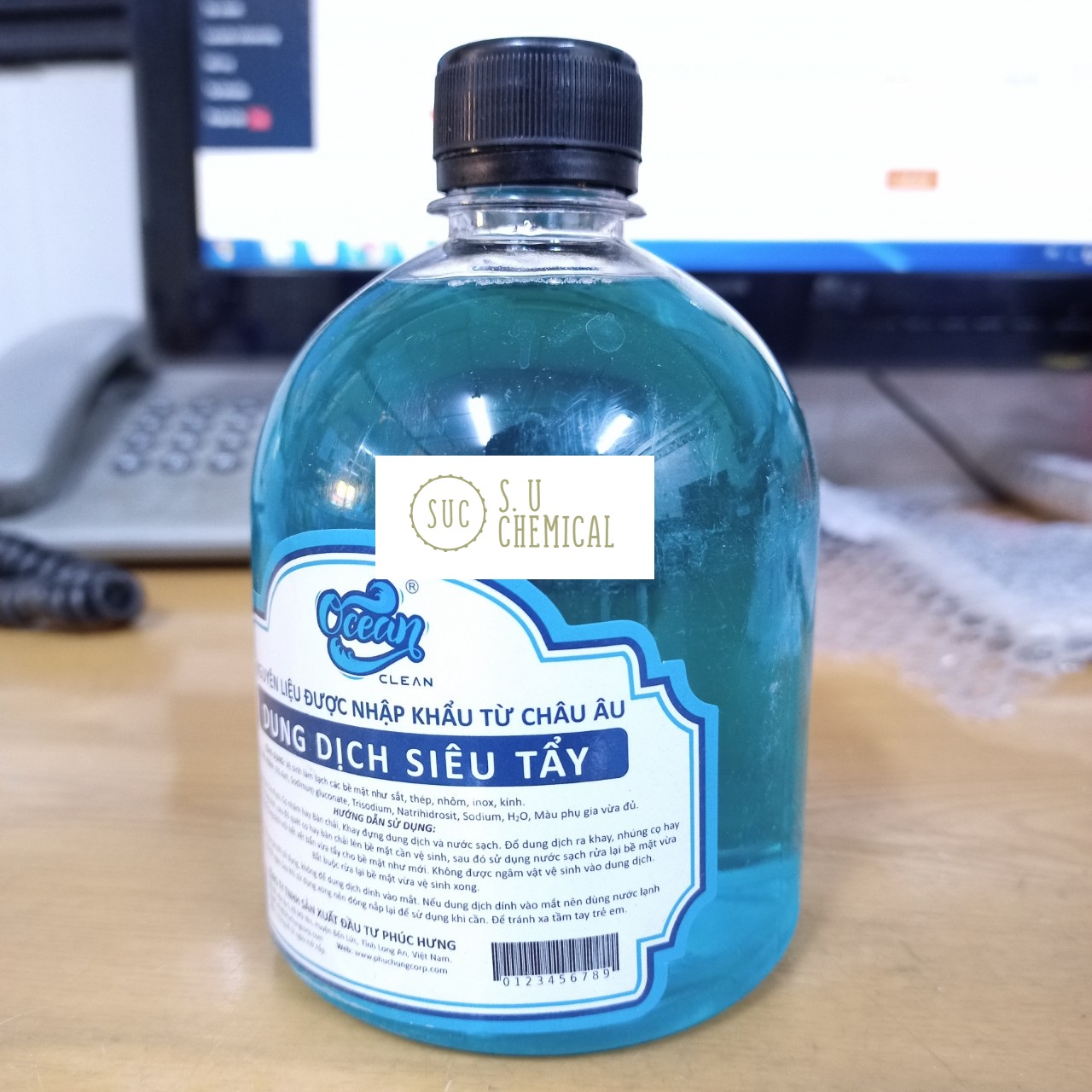 Dung dịch siêu tẩy OCEWEN (chất tẩy lốc máy, đầu bò xe, tẩy sắt, thép nhôm han gỉ, tẩy kính ocean)