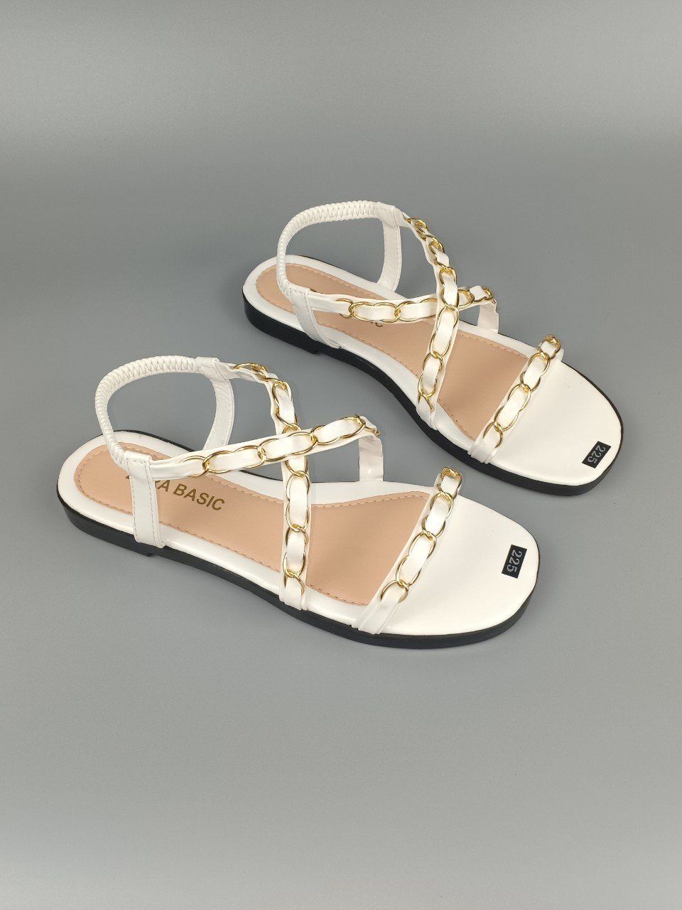 GIÀY SANDAL NỮ ĐẾ BỆT QUAI VIỀN XÍCH