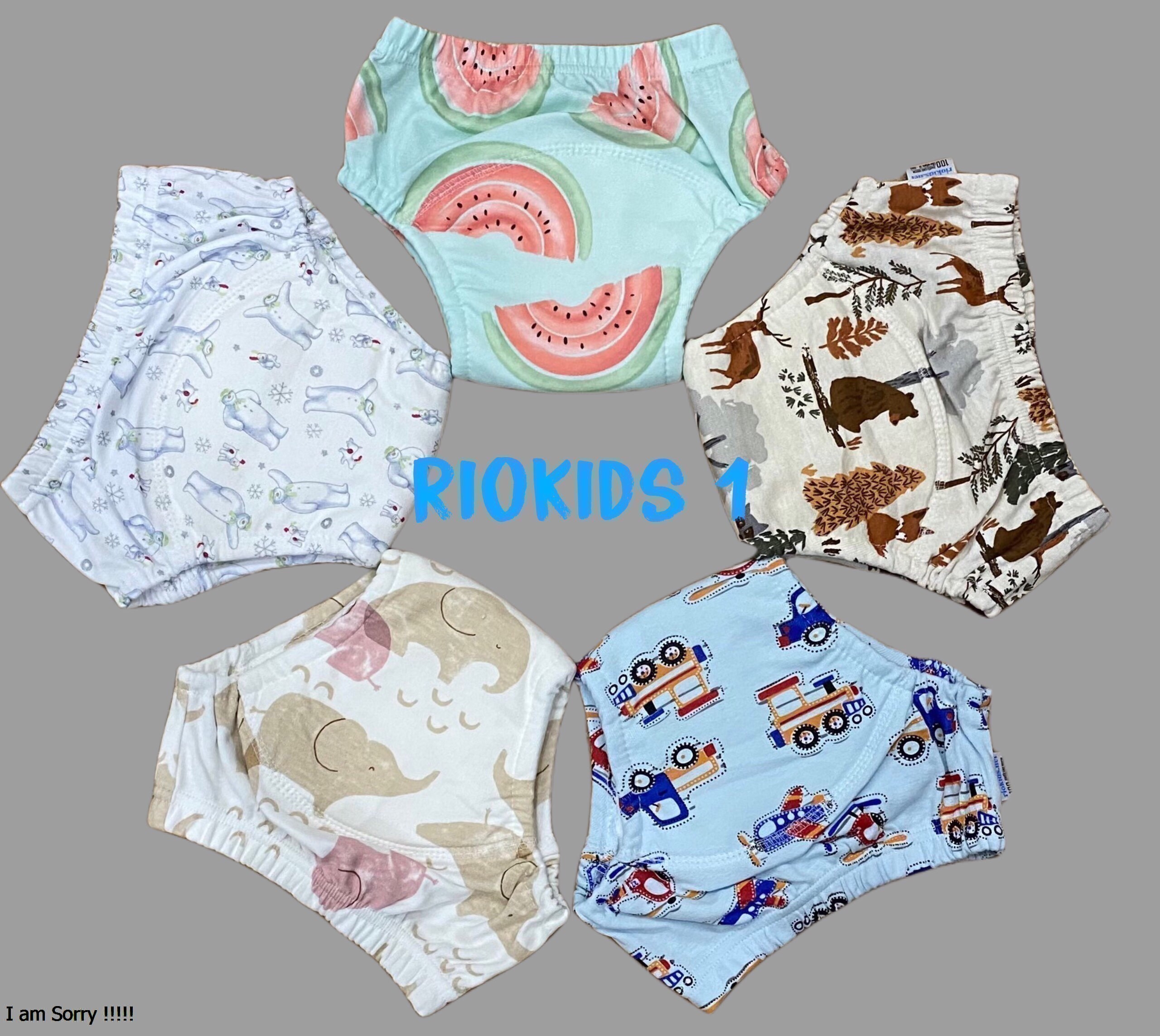 [HCM]Quần Bỏ Bỉm Vải Siêu Thấm Hút Riokids