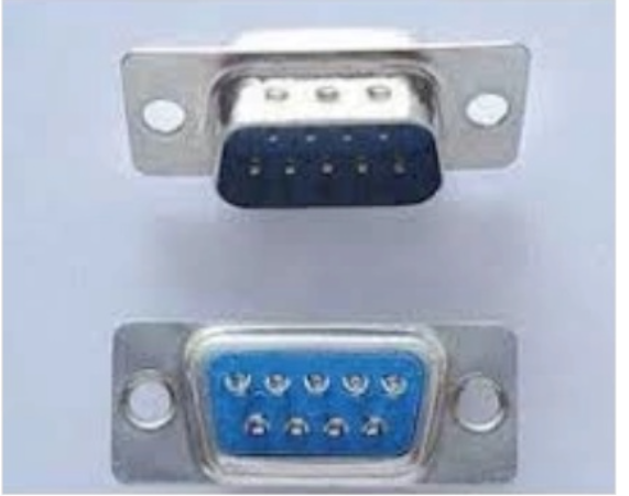 Jack DB9 Cổng COM RS232 Cái , Đực (chân thẳng), vỏ - nắp cổng CÓM232