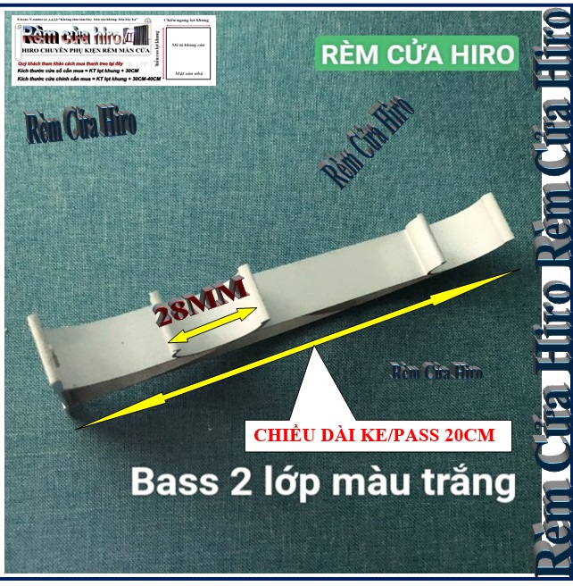 Giá đỡ ke gác thanh treo rèm cửa màn cửa 2 lớp
