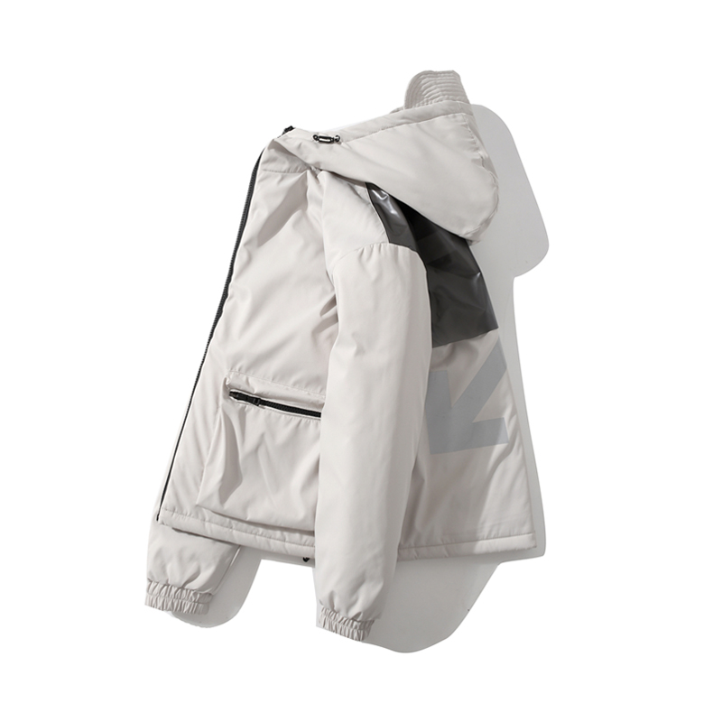 Off White 3M reflection thickened padded jacket