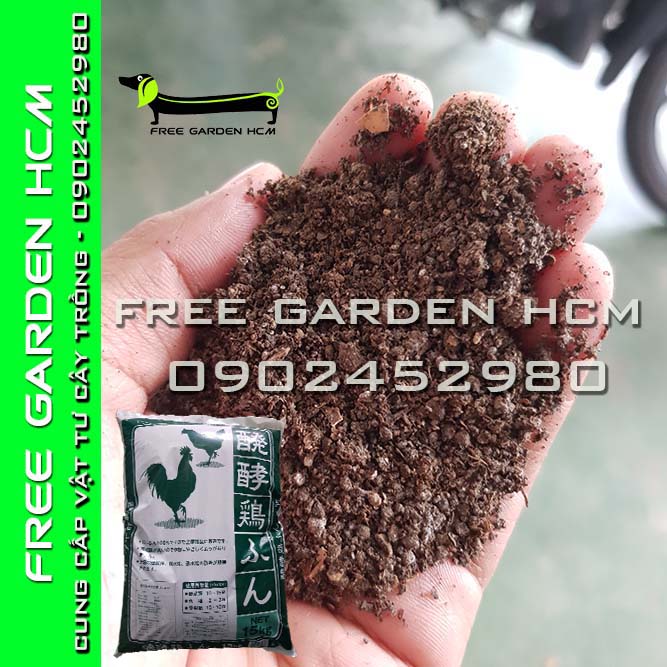 GÓI 3KG PHÂN GÀ HỮU CƠ NHẬP KHẨU NHẬT BẢN