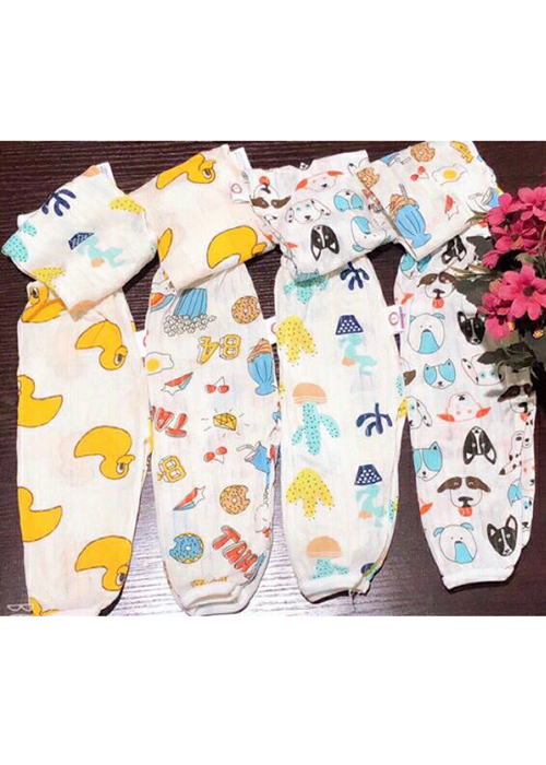 Combo 10 Quần Chục Dài Cotton Giấy Cho Bé