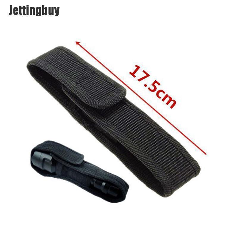 Led Flashlight Torch Lamp Light Holster Holder Carry Case Belt Pouch Nylon 14.5cm