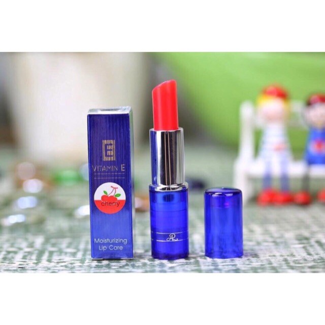 Son Dưỡng Môi Vitamin E hương cherry- Aron Thái Lan