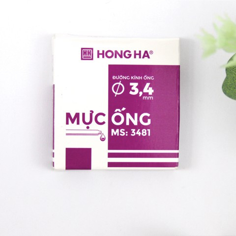 Ống mực hồng hà 3,4mm 3481 màu tím