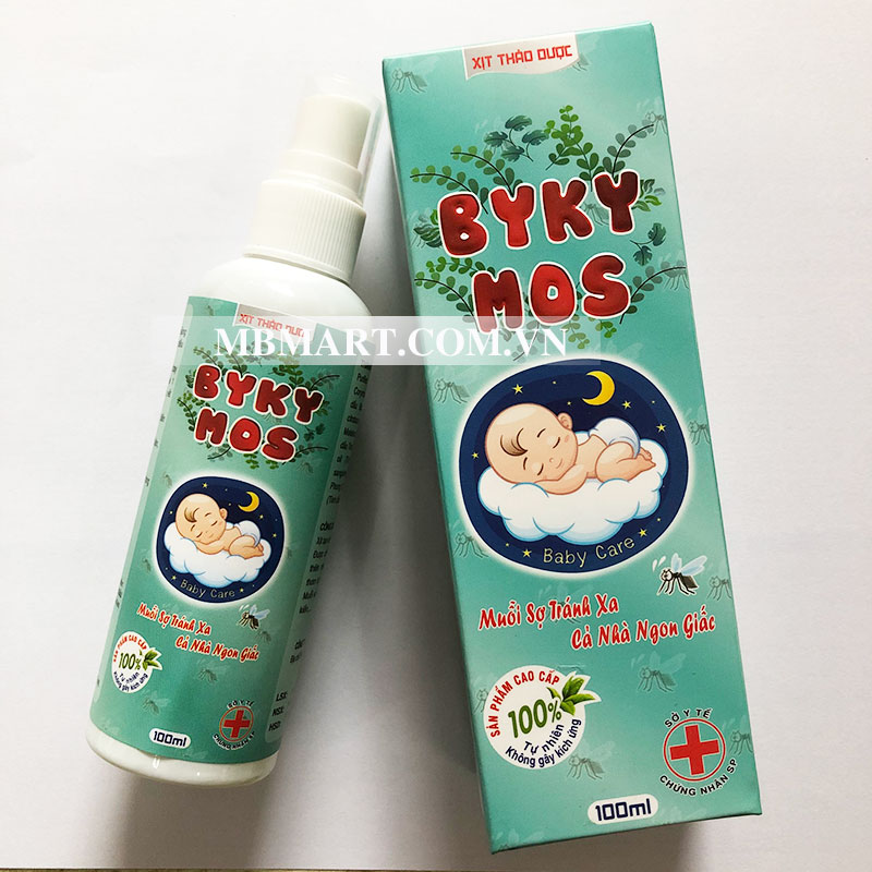 Xịt chống muỗi cho bé Byky Mos