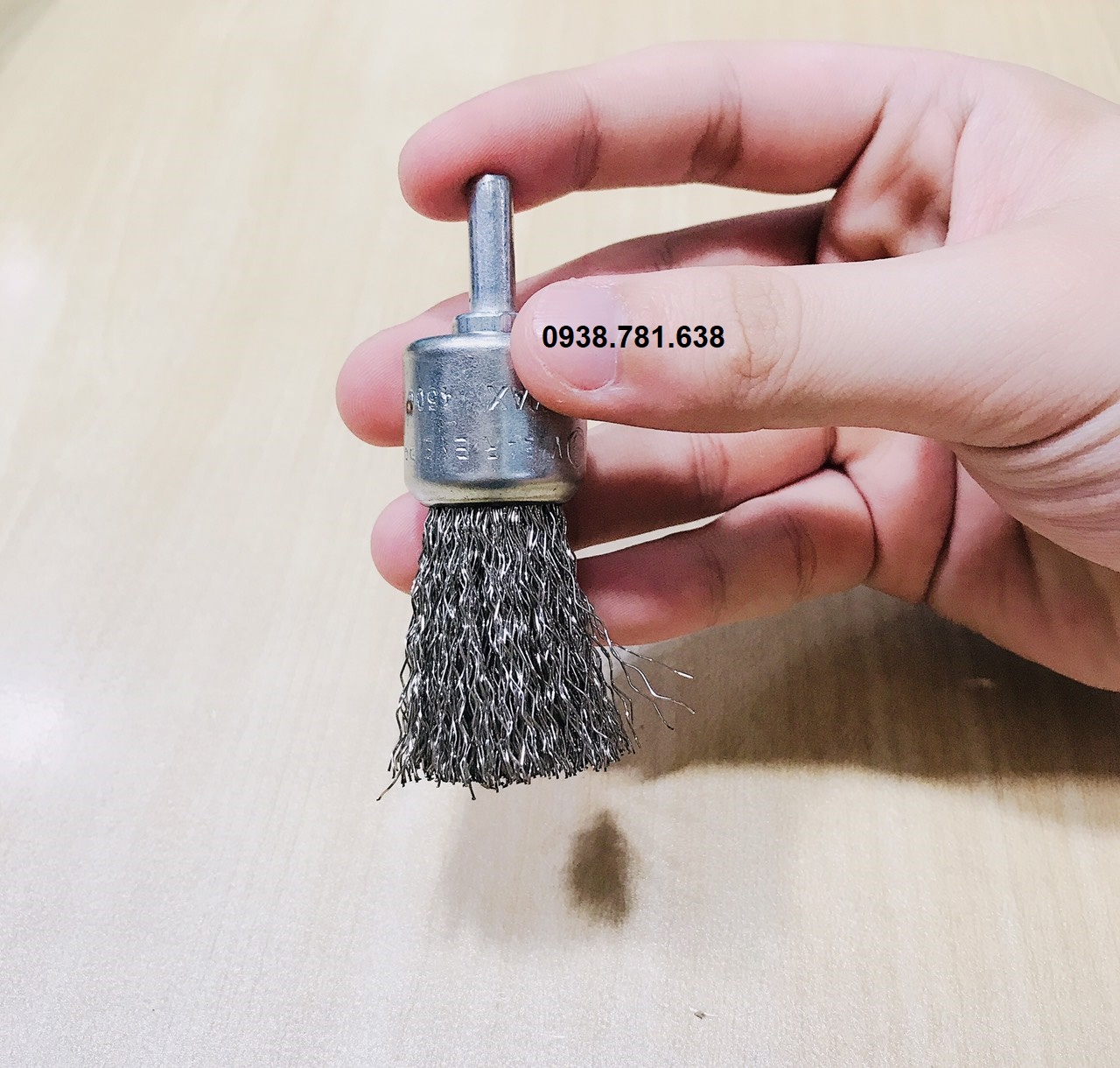 Chổi Cước Chà Góc Sợi Inox 6x25