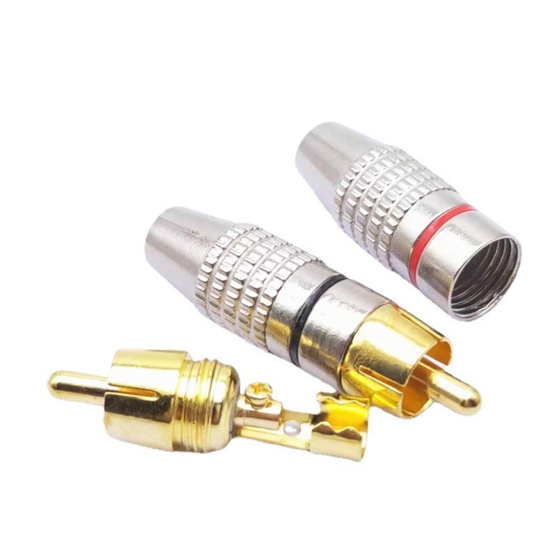 Đầu tín hiệu AV RCA hoa sen đực (dương) tốt (2cái)