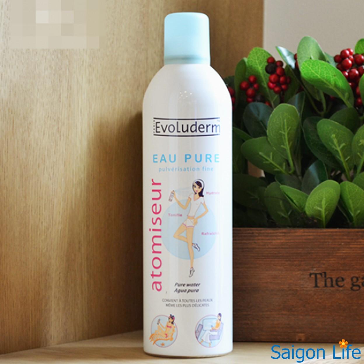 Xịt Khoáng Cấp Ẩm Evoluderm Atomiseur Eau Pure 400ml