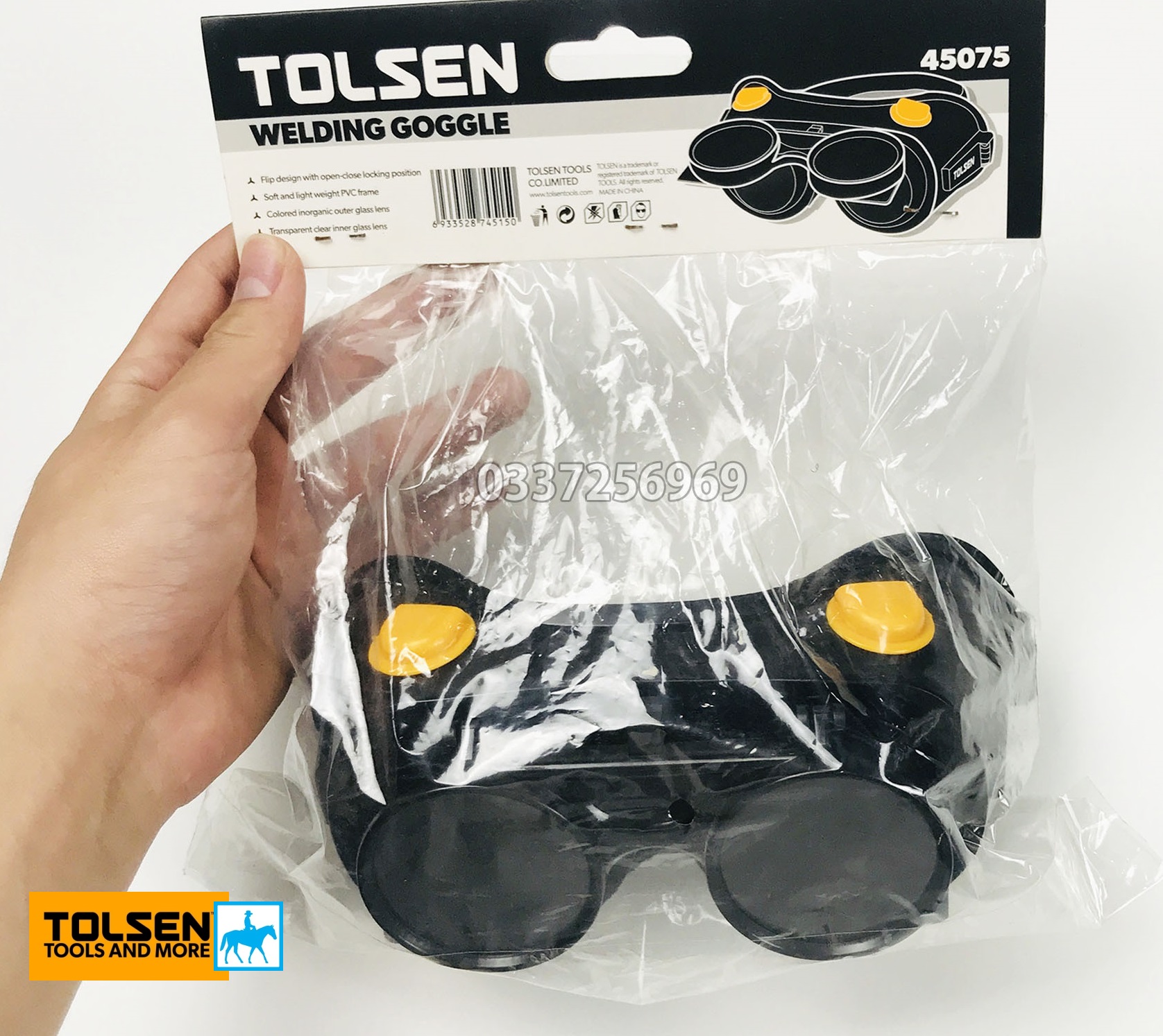 Kính hàn Kính thợ hàn 2 lớp INGCO HSGW01
