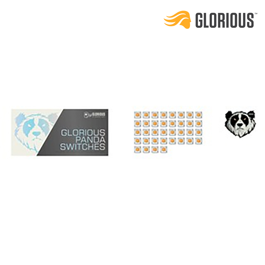 Switch cơ Glorious Panda (36 switch) - Tactile - Hàng chính hãng