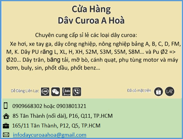 [HCM]Dây curoa 102XL