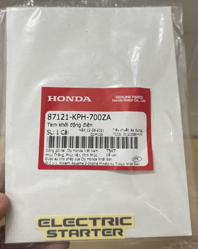 Tem electric tem khởi động điện hàng chính hãng 87121KPH700ZA