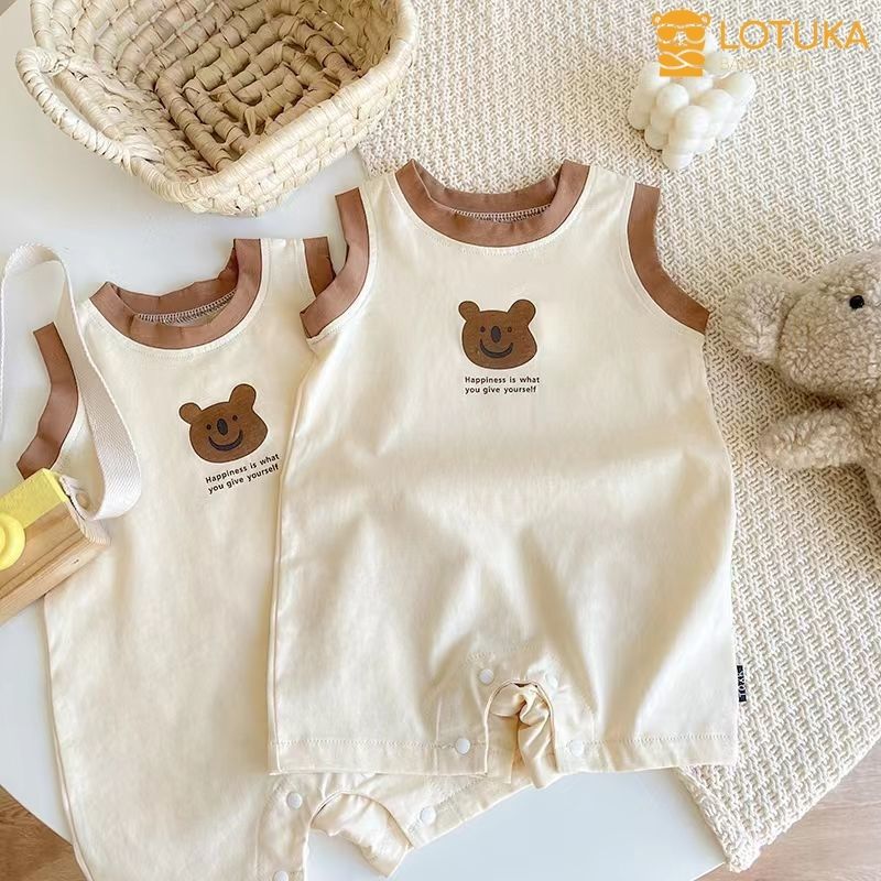 [Vải CAO CẤP] Body Sát Nách cho bé chất Cotton Mềm Mịn mẫu quần áo sơ sinh Bé Trai Bé Gái siêu dễ thương 0 đến 12 tháng