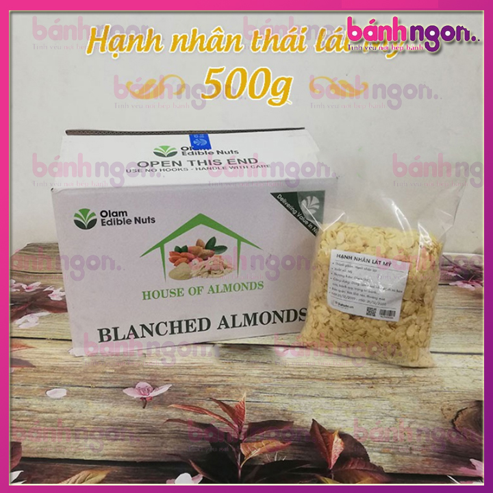 Hạnh nhân mỹ thái lát gói 500gr