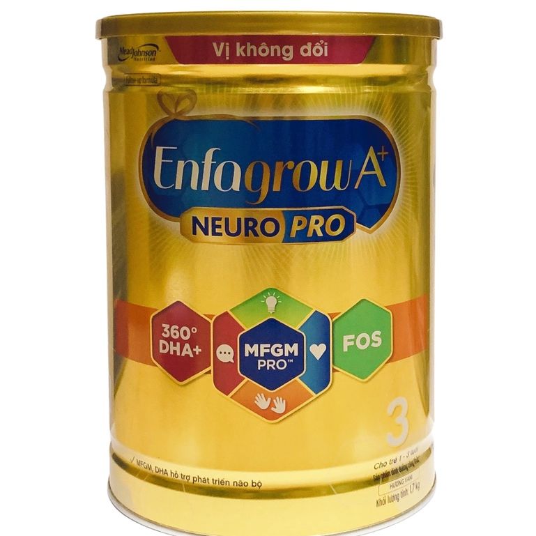 Sữa bột Enfagrow A+ Neuropro 3 cho trẻ từ 1-3 tuổi - Lon 1.7Kg